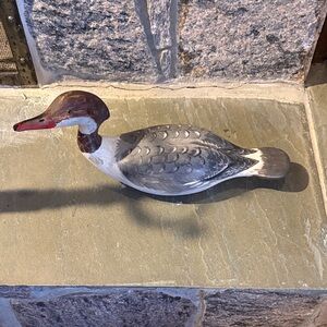 Hand carved decoy wooden duck